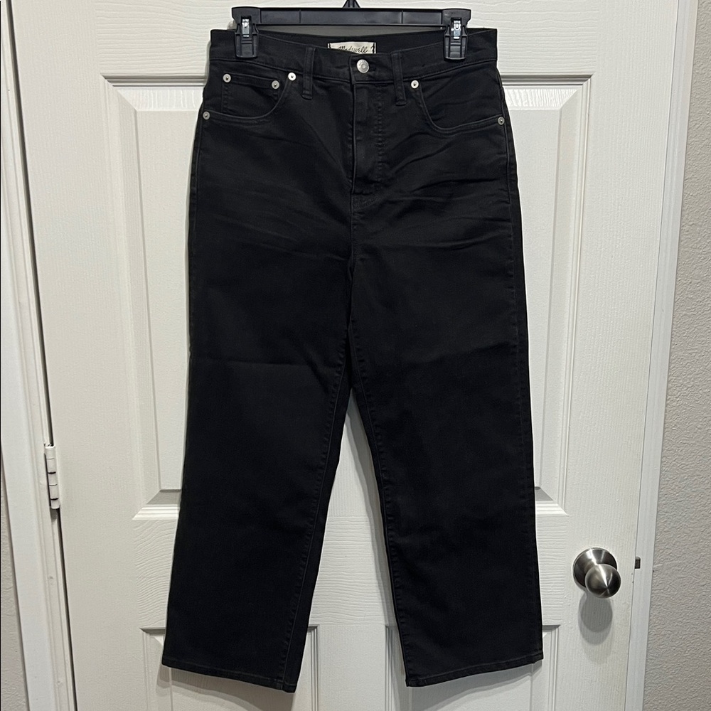 Madewell Black Straight-Leg Women's Jeans